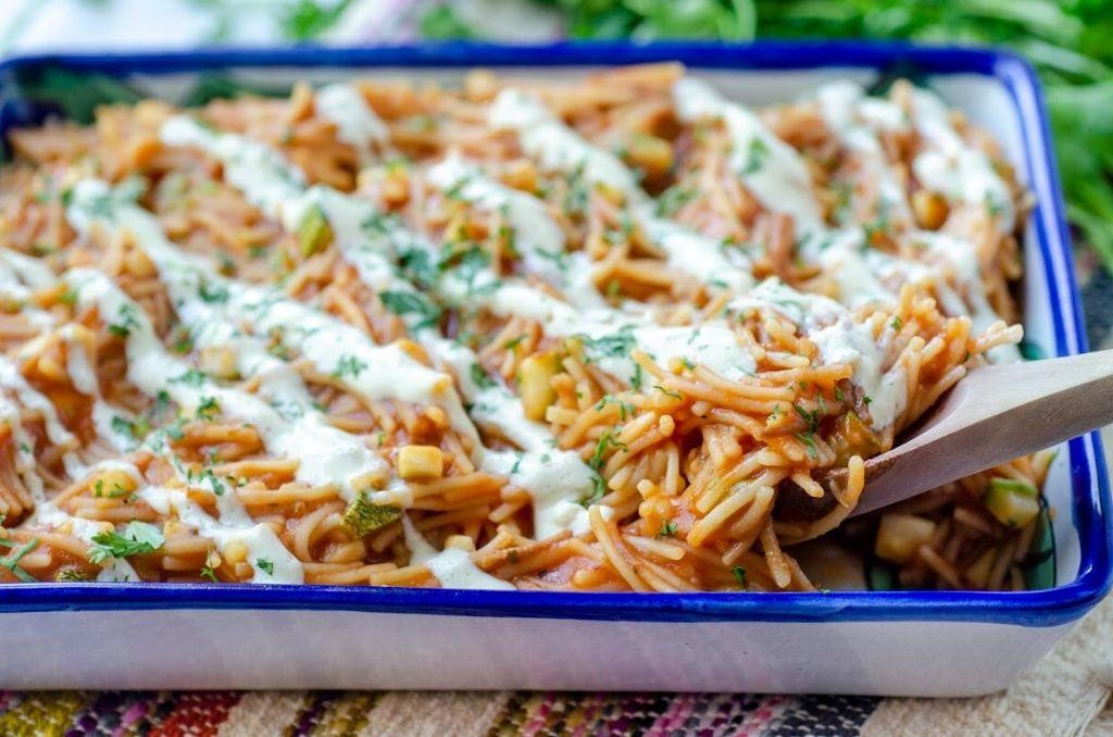 Cheesy Fideo Casserole