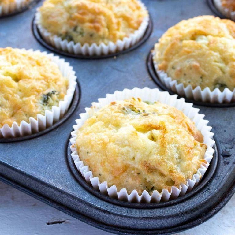 Cheesy Keto Breakfast Muffins