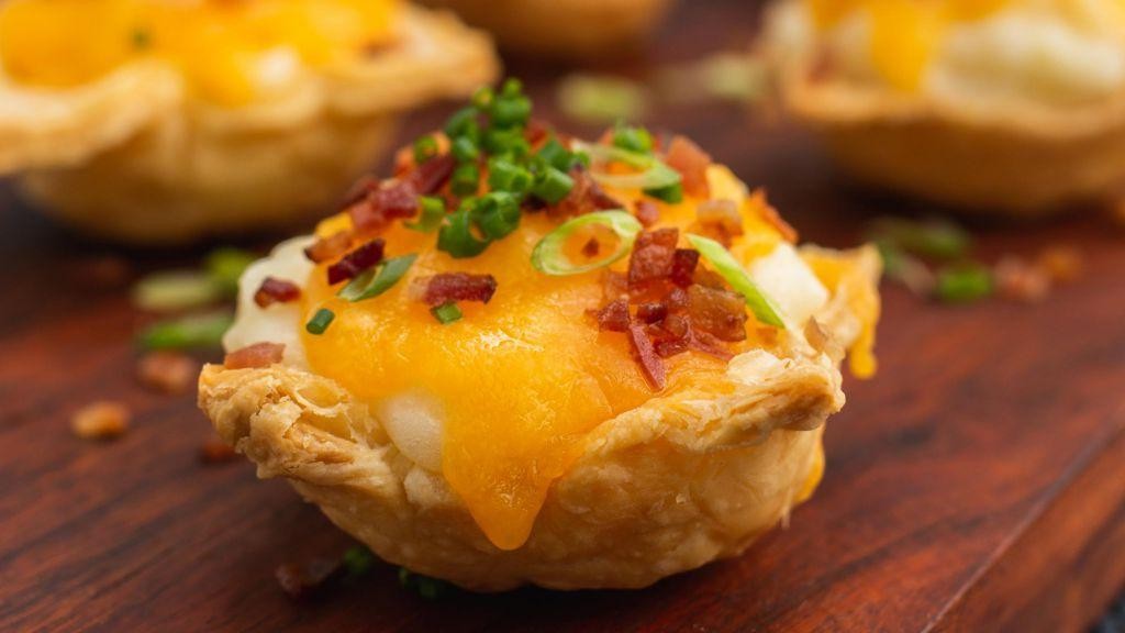 Cheesy Mashed Potato Bites