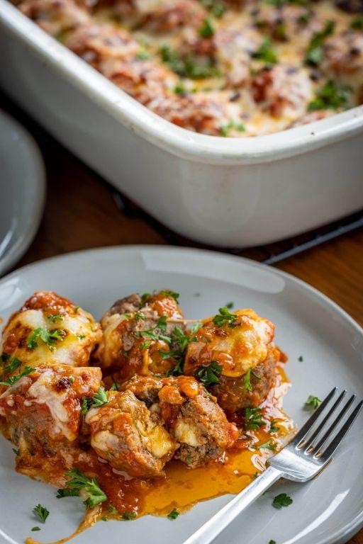 Cheesy Stuffed Meatballs Without Eggs
