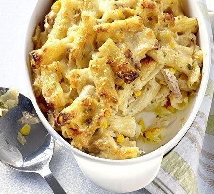 Cheesy Tuna Pasta Bake