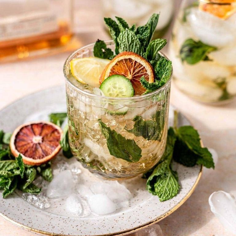 Cherry Almond Mint Julep