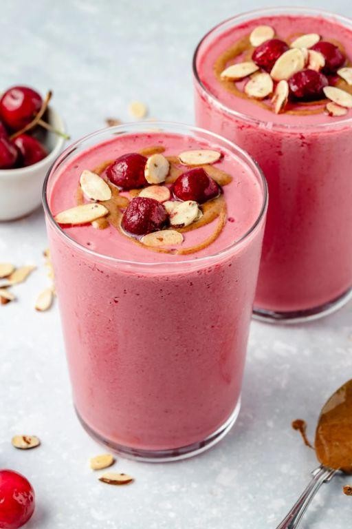 Cherry Almond Protein Shake
