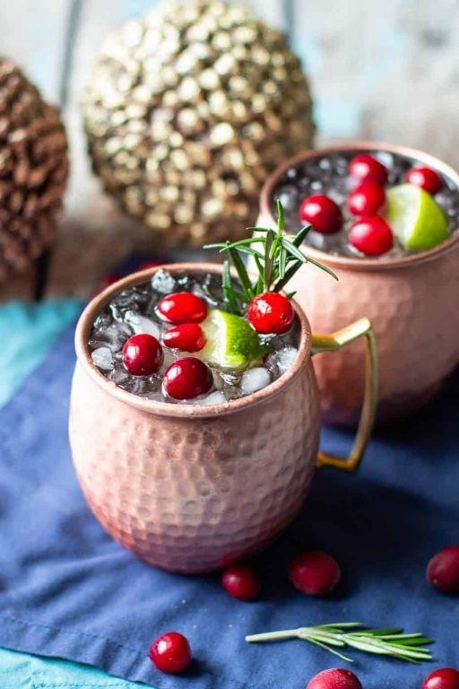 Cherry Moscow Mule with Vanilla