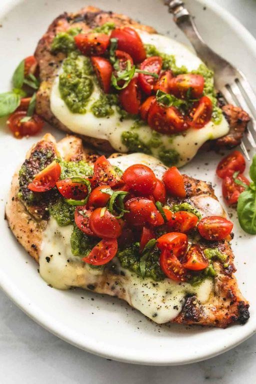 Chicken Margherita with Fresh Basil
