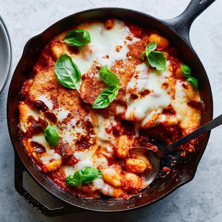 Chicken Parmesan Gnocchi Casserole
