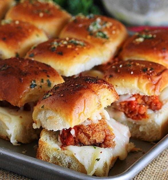 Chicken Parmesan Sliders