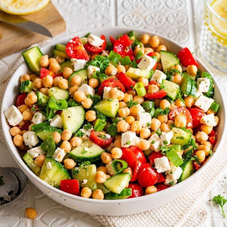 Chickpea and Cucumber Salad