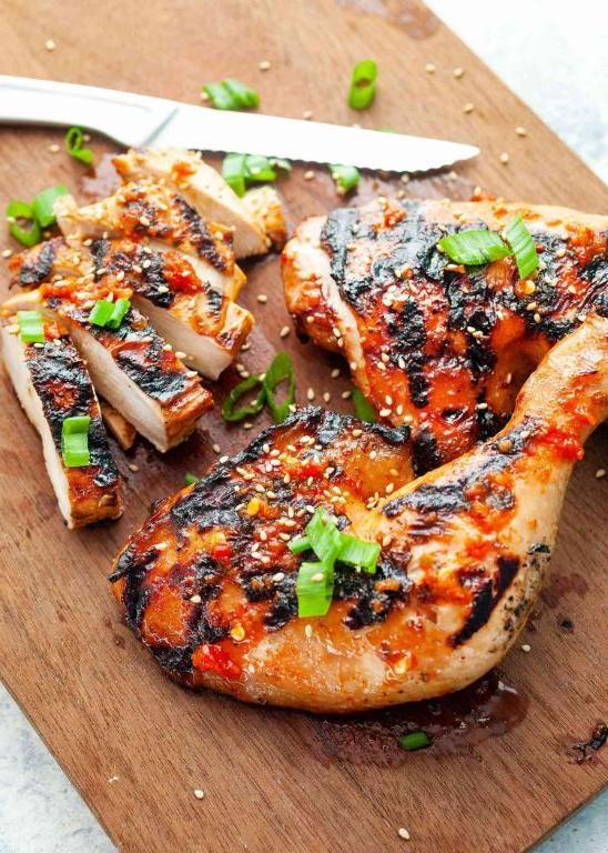 Chili Garlic Butter Chicken Thighs