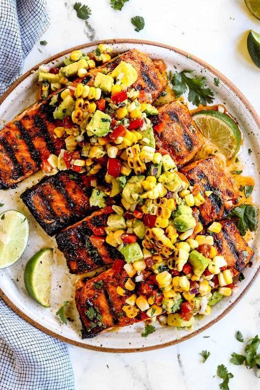 Chili Lime Grilled Salmon