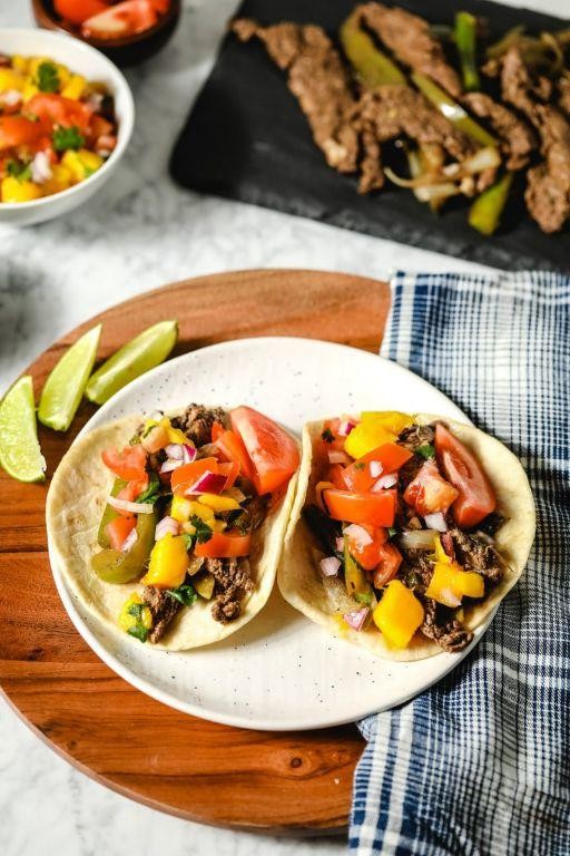 Chilis Fajitas with Mango Salsa