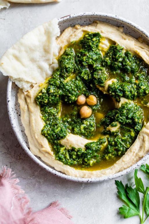 Chimichurri Hummus Dip