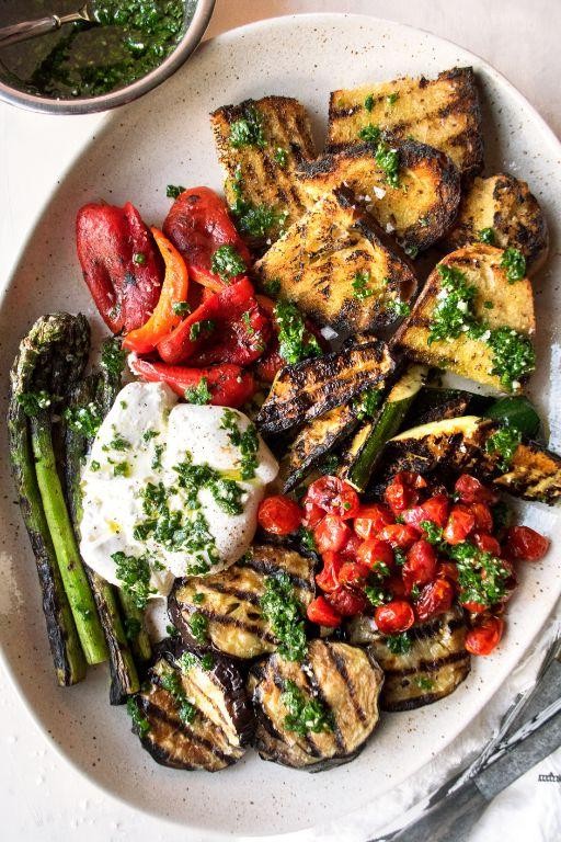 Chimichurri Roasted Vegetables