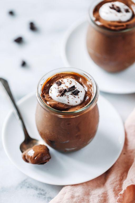 Chocolate Avocado Pudding with Stevia