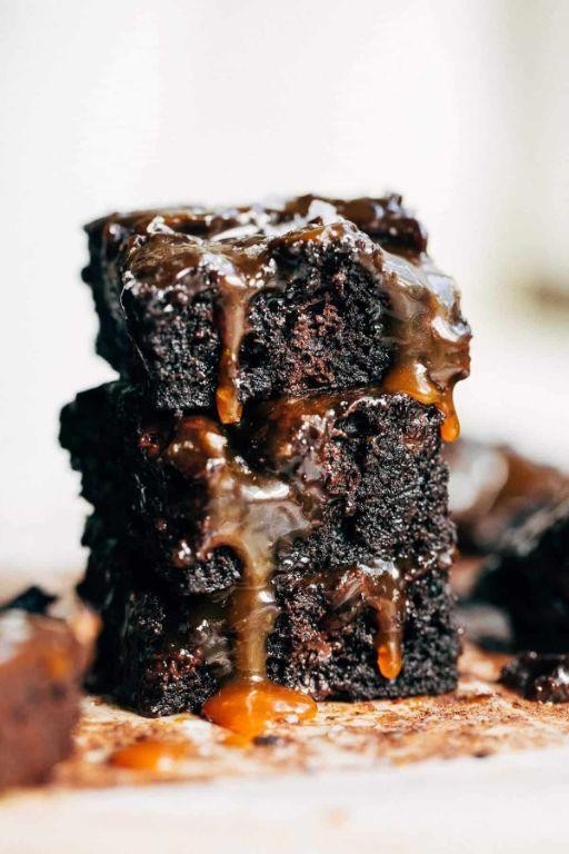 Chocolate Caramel Brownies