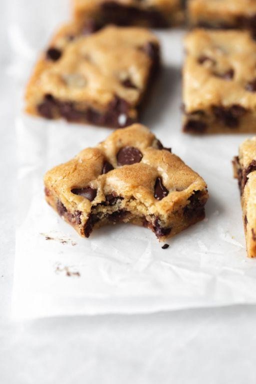 Chocolate Chip Cookie Dough Blondies