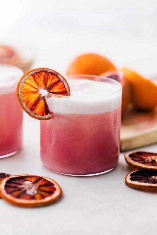 Chocolate Orange Pisco Sour