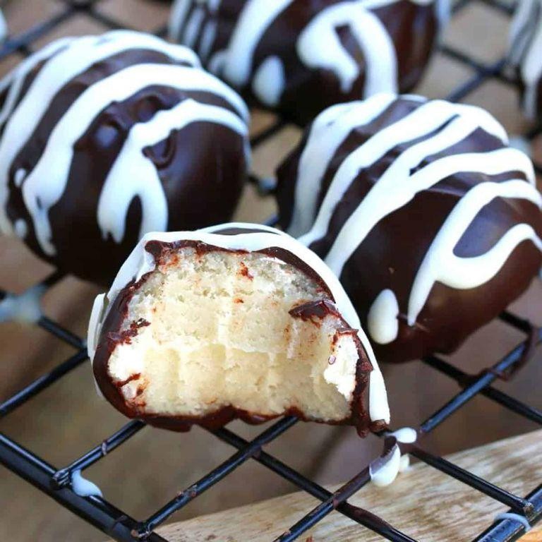 Chocolate-Dipped Marzipan Truffles