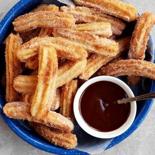 Churros with Chocolate Sauce