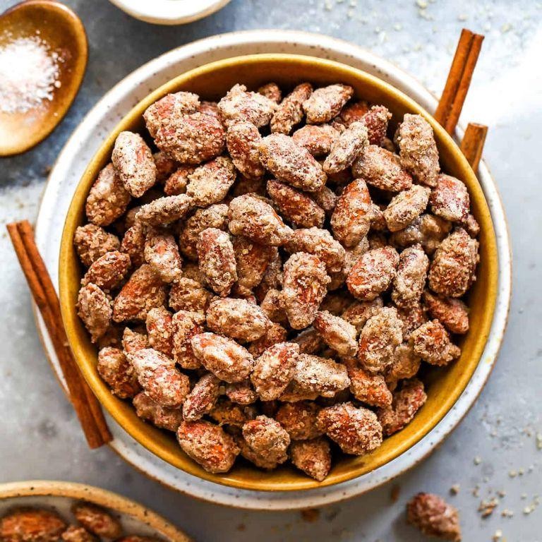 Cinnamon Sugar Roasted Almonds