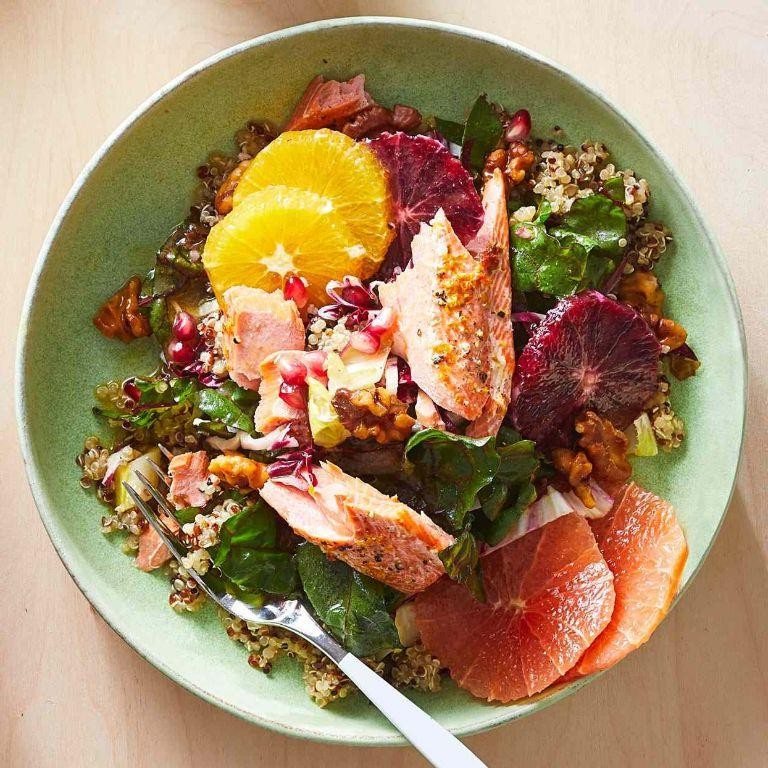 Citrus-Marinated Salmon Salad