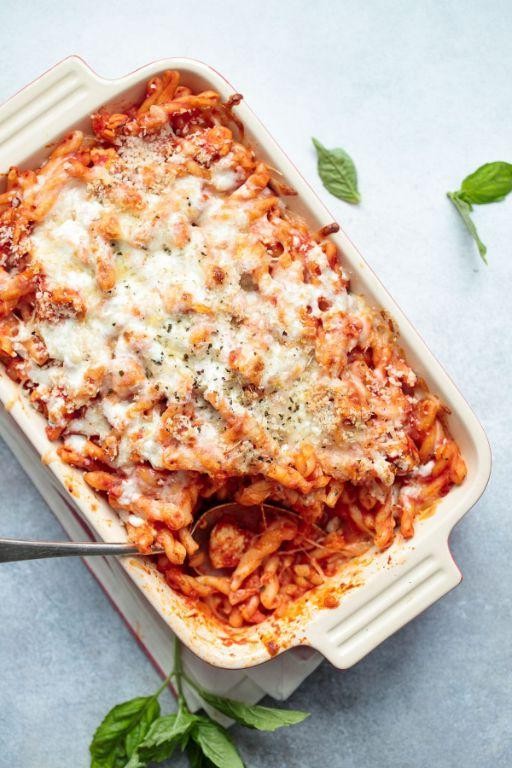 Classic Chicken Parmesan Pasta Bake