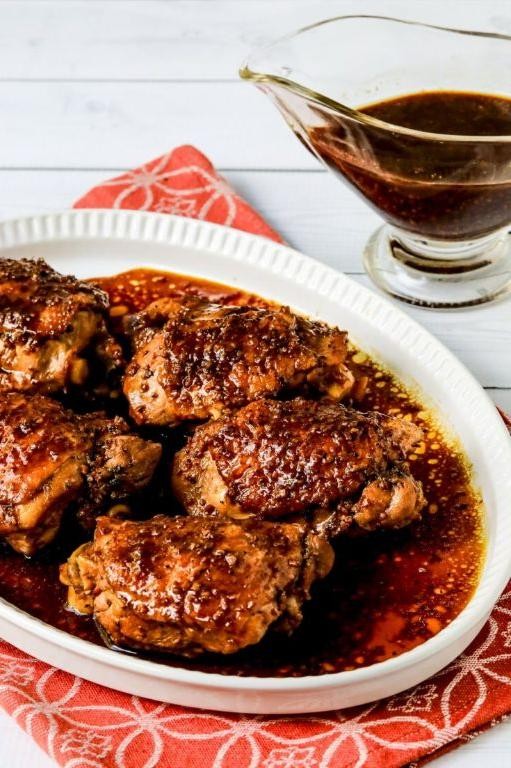 Classic Filipino Chicken Adobo with Soy Sauce and Vinegar