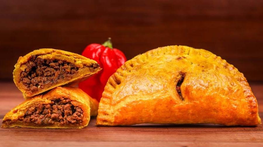 Classic Jamaican Beef Patty with Scotch Bonnet