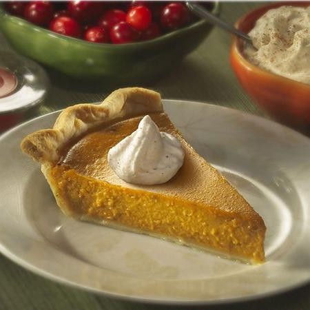 Classic Pumpkin Pie with Whipped Cream