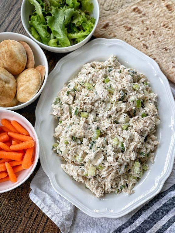 Classic Rotisserie Chicken Salad with Celery and Mayo