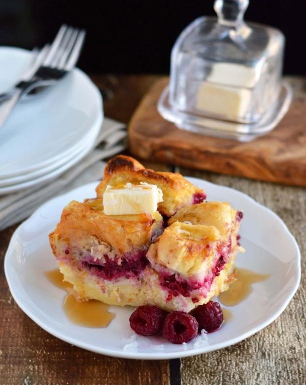 Coconut Cream Stuffed French Toast