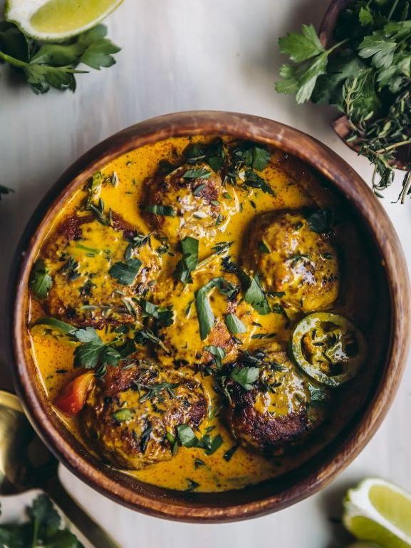 Coconut Curry Satin Balls