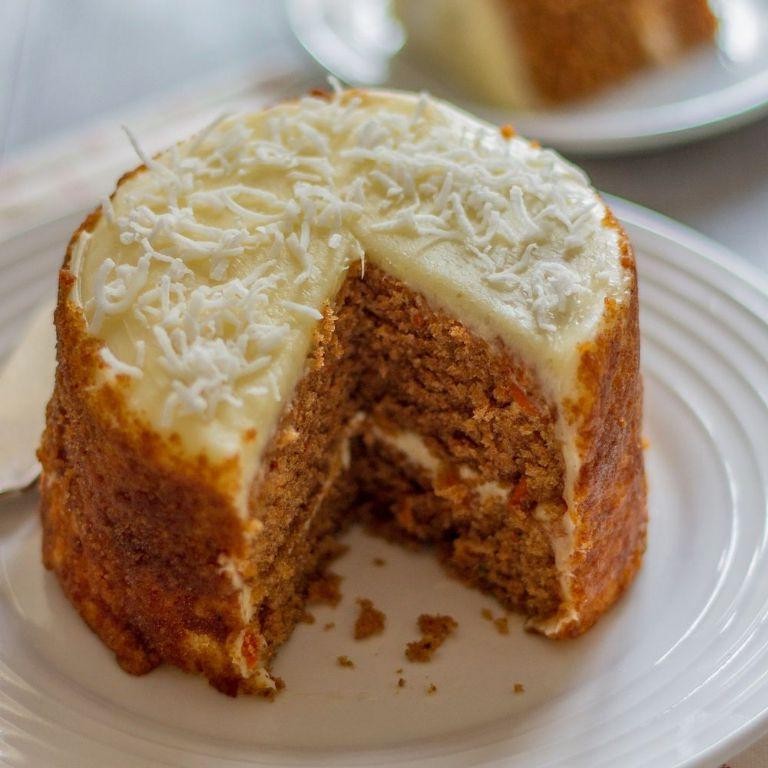 Coconut Flour Carrot Cake with Cream Cheese Frosting