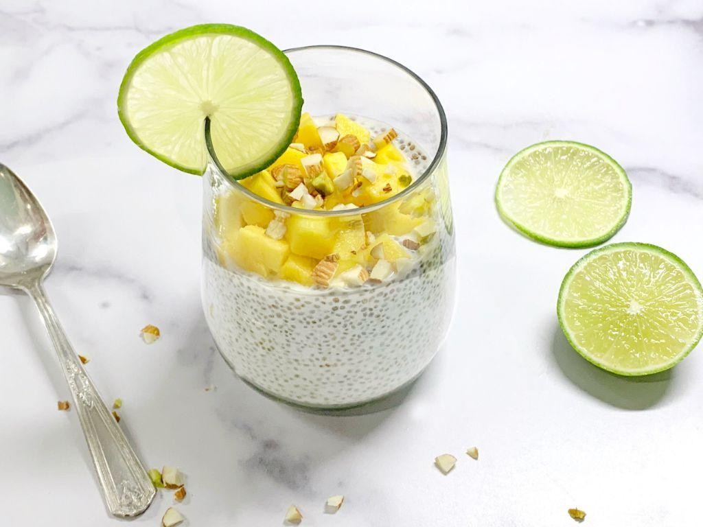 Coconut Lime Chia Seed Bars