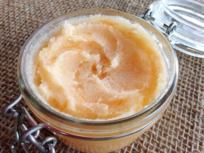 Coconut Oil and Brown Sugar Scrub