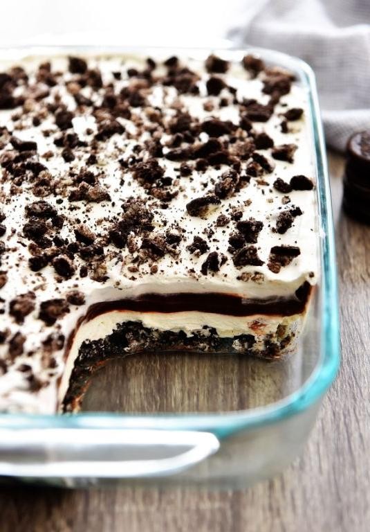 Cookies and Cream Jello Pudding with Cool Whip