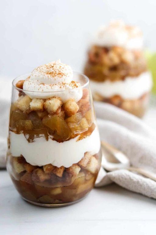 Cool Whip and Apple Pie Filling Trifle