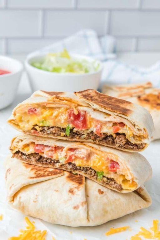 Copycat Taco Bell Crunchwrap Supreme