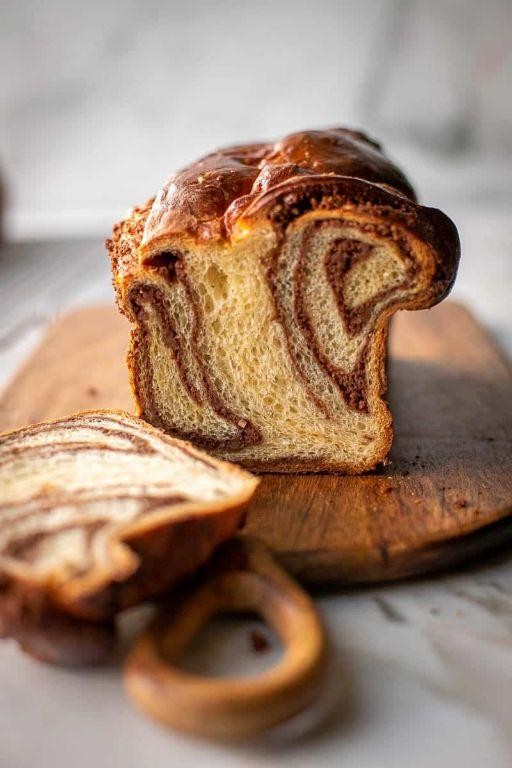 Cozonac (Sweet Braided Bread with Walnuts or Cocoa)