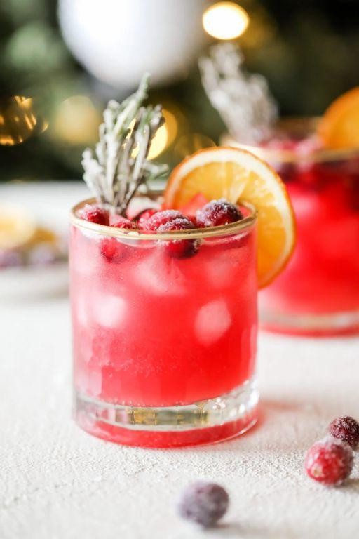 Cranberry Ginger Fizz
