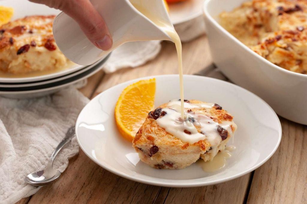 Cranberry Orange Bread Pudding