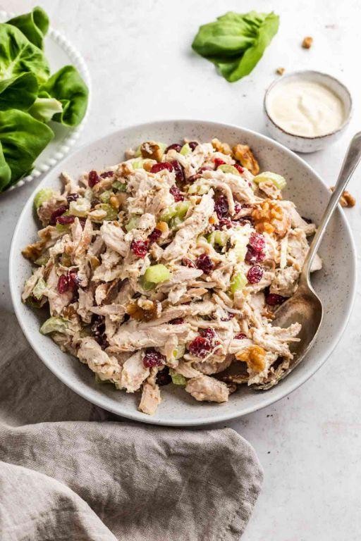 Cranberry Walnut Rotisserie Chicken Salad