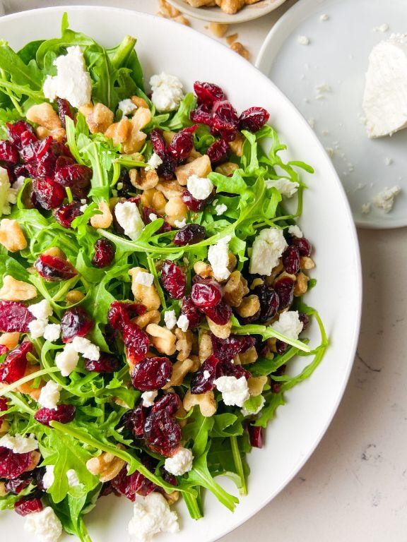 Cranberry Walnut Spinach Salad