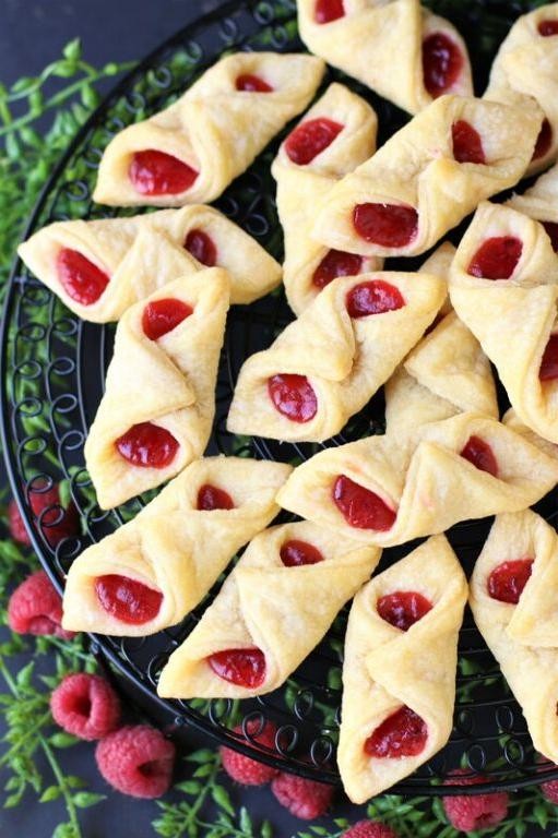 Cream Cheese Kolache with Raspberry Jam