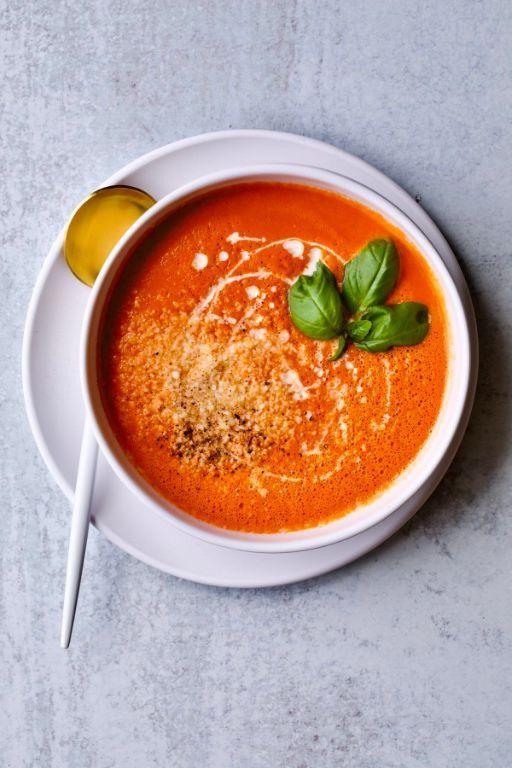 Creamy Basil and Tomato Vita Mix Soup