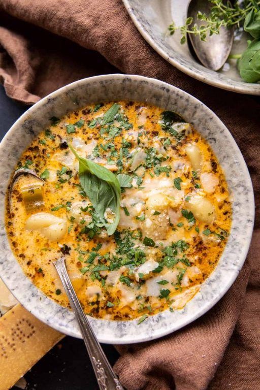Creamy Chicken and Gnocchi Soup