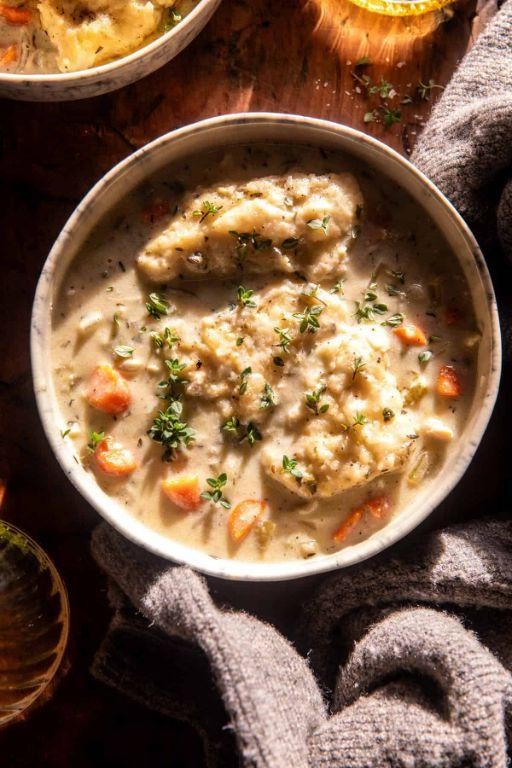 Creamy Crockpot Chicken and Dumplings