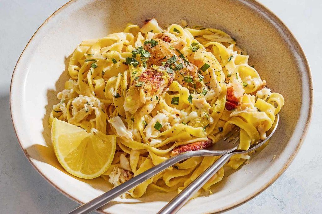 Creamy King Crab Pasta