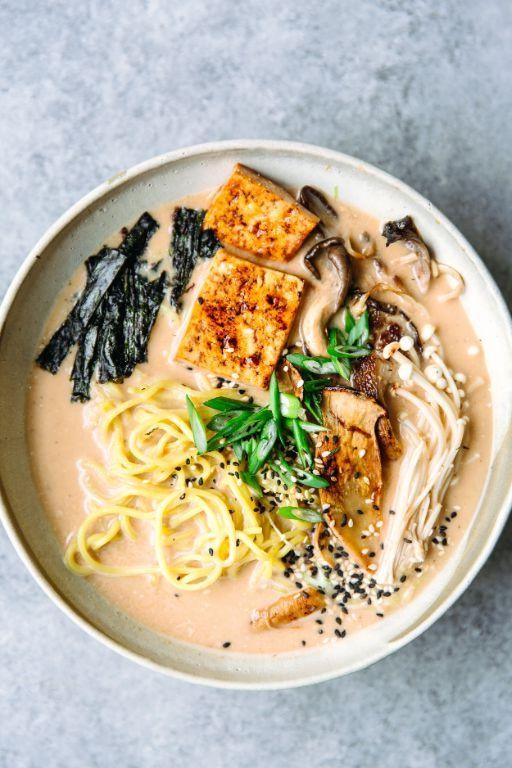 Creamy Mushroom Pork Ramen