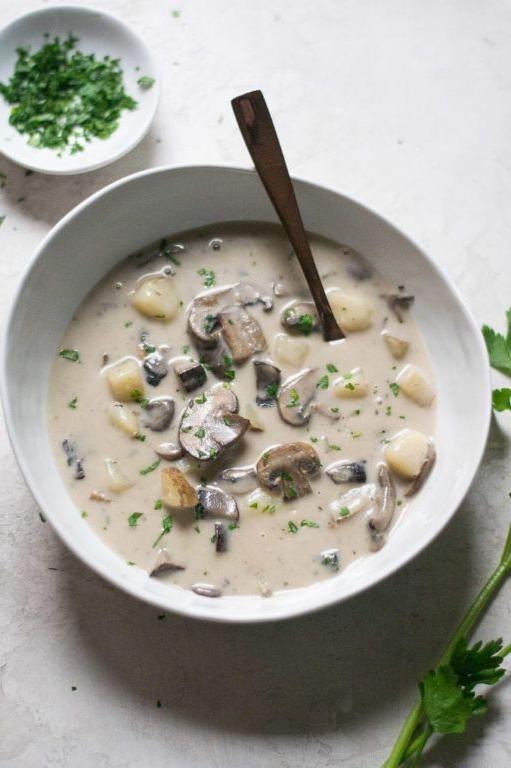 Creamy Mushroom and Potato Soup